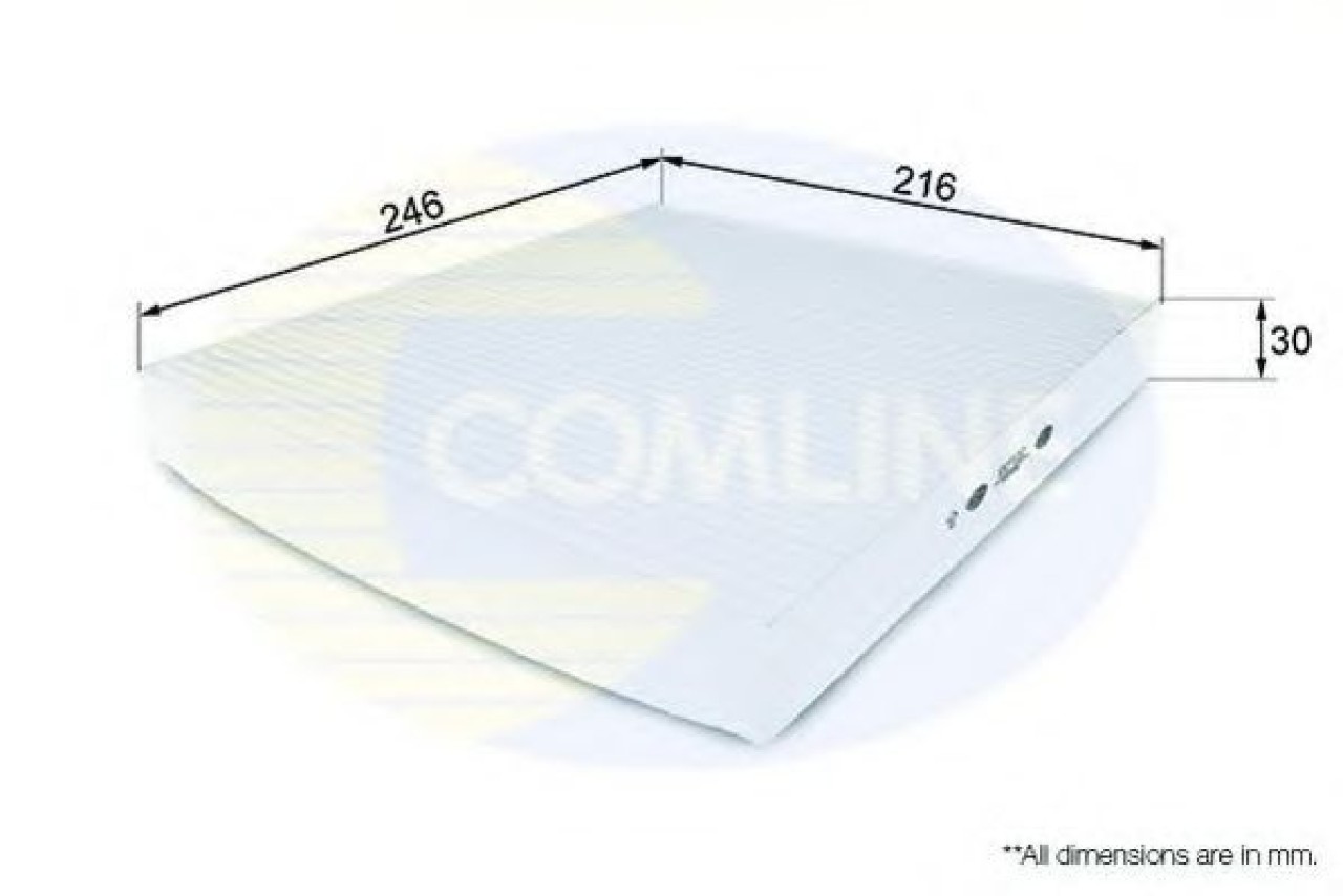 Filtru, aer habitaclu VW POLO (9N) (2001 - 2012) COMLINE EKF122 piesa NOUA