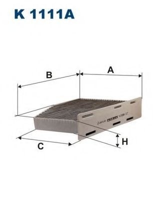 Filtru, aer habitaclu VW TIGUAN (5N) (2007 - 2016) FILTRON K1111A piesa NOUA