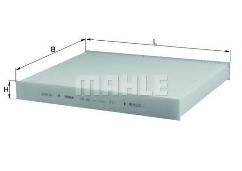 Filtru, aer habitaclu VW TOUAREG (7LA, 7L6, 7L7) (2002 - 2010) MAHLE ORIGINAL LA 182 piesa NOUA