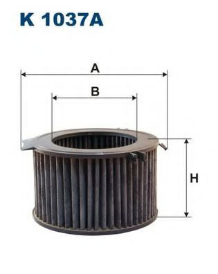 Filtru, aer habitaclu VW TRANSPORTER IV bus (70XB, 70XC, 7DB, 7DW, 7DK) (1990 - 2003) FILTRON K1037A...