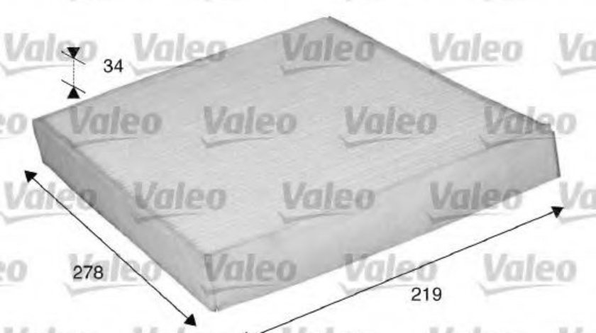 Filtru, aer habitaclu VW TRANSPORTER VI caroserie (SGA, SGH) (2015 - 2016) VALEO 715581 piesa NOUA