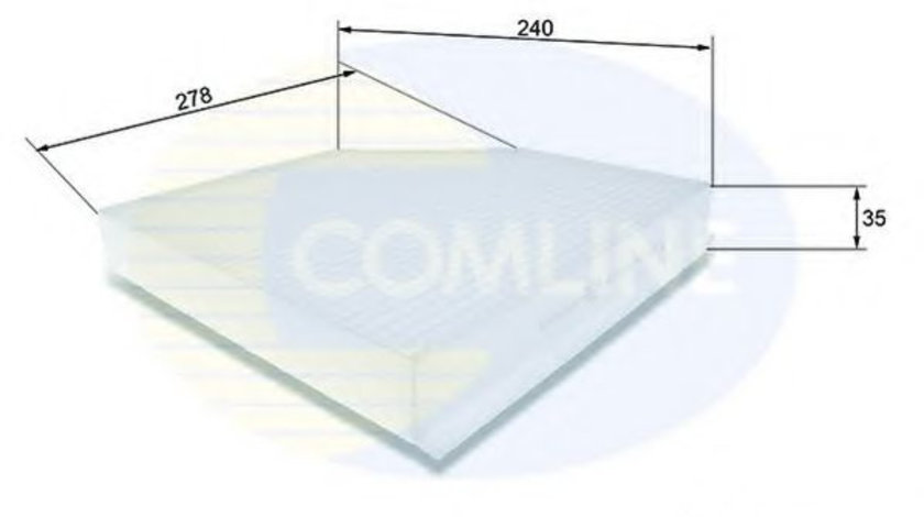 Filtru, aer habitaclu VW UP (2011 - 2016) COMLINE EKF106 piesa NOUA