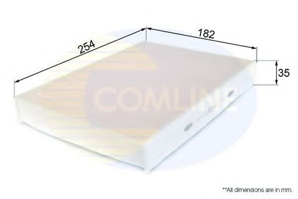 Filtru, aer habitaclu VW UP (2011 - 2016) COMLINE EKF317 piesa NOUA