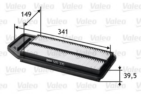 Filtru aer HONDA ACCORD VII (CL) (2003 - 2008) VALEO 585335 piesa NOUA