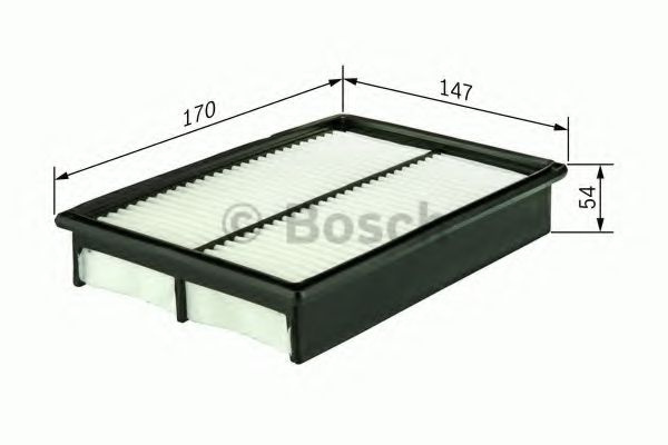 Filtru aer HONDA JAZZ II (GD) (2002 - 2008) BOSCH F 026 400 054 piesa NOUA