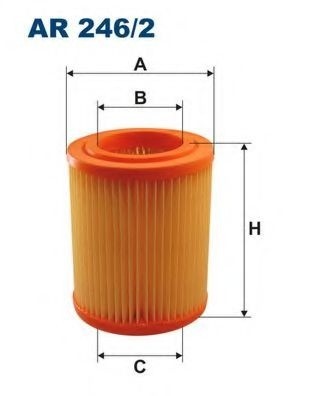 Filtru aer HONDA STREAM (RN) (2001 - 2016) FILTRON AR246/2 piesa NOUA