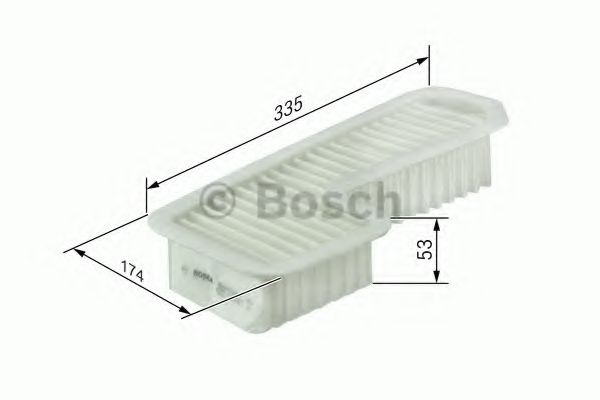 Filtru aer LEXUS IS I (JCE1, GXE1) (1999 - 2005) BOSCH F 026 400 158 piesa NOUA