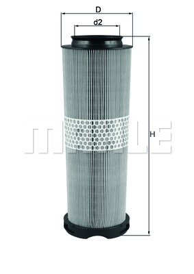 Filtru aer (LX1020 MAHLE KNECHT) MERCEDES-BENZ