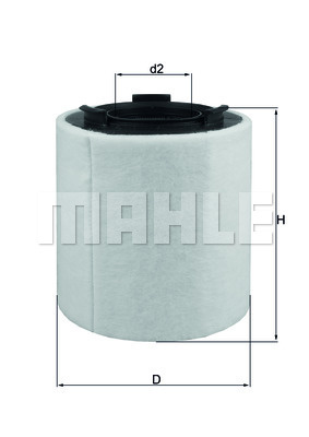 Filtru aer (LX2831 MAHLE KNECHT) AUDI,SEAT,SKODA,VW,VW (SVW)