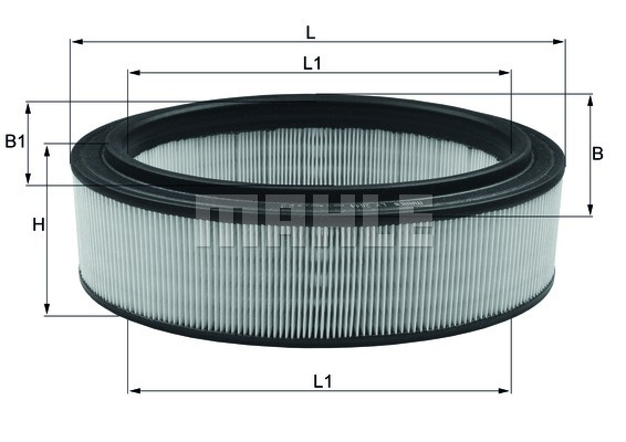 Filtru aer (LX2844 MAHLE KNECHT) DACIA,NISSAN,RENAULT