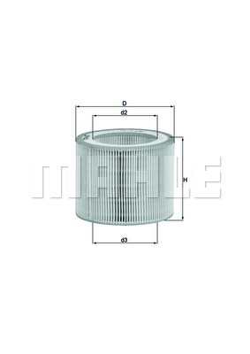 Filtru aer (LX3009 MAHLE KNECHT) SETRA