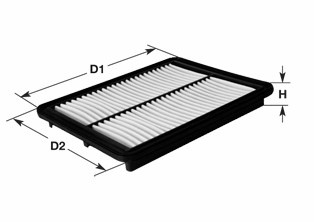Filtru aer (MA3014 CLEAN FILTERS) CHEVROLET,DAEWOO
