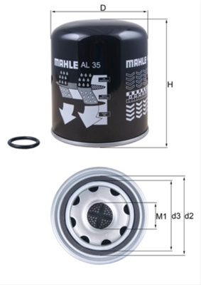 Filtru Aer - Mahle Mercedes-Benz AL 35