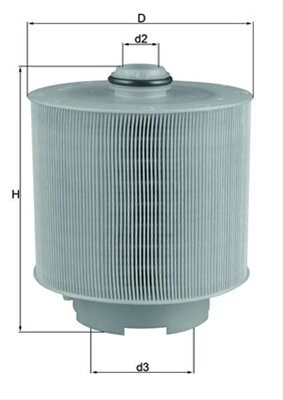 Filtru Aer Mahle Original Audi LX 1006/2D