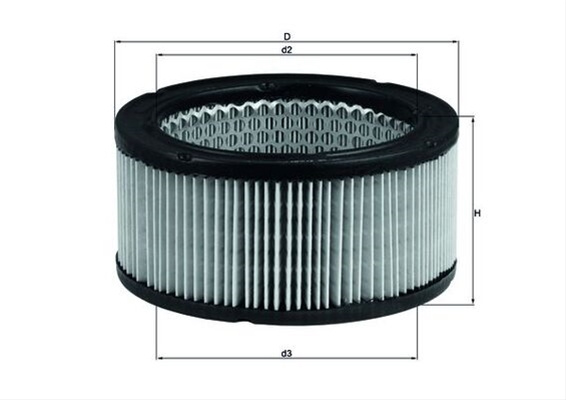 Filtru Aer Mahle Original Ford LX 213