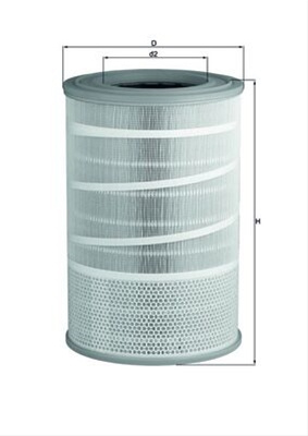 Filtru Aer Mahle Original Volvo LX 2068