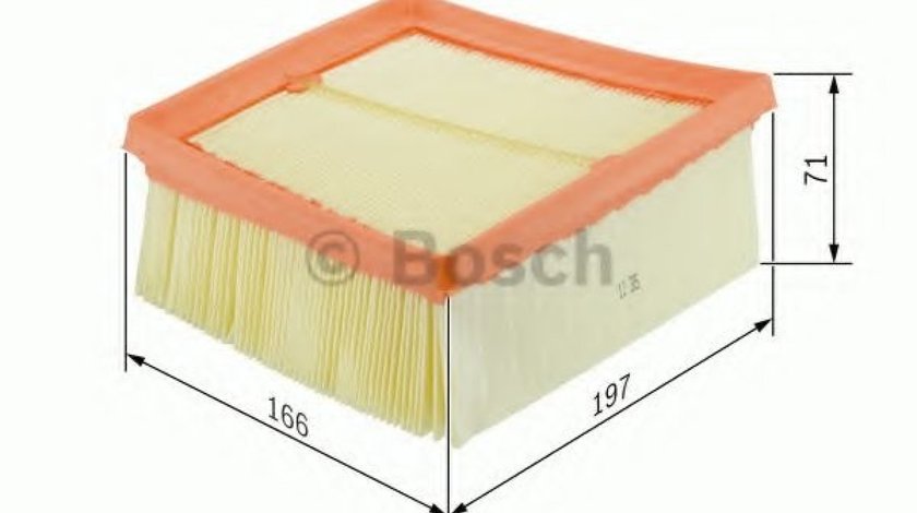 Filtru aer MAZDA 2 (DE) (2007 - 2015) BOSCH F 026 400 135 produs NOU