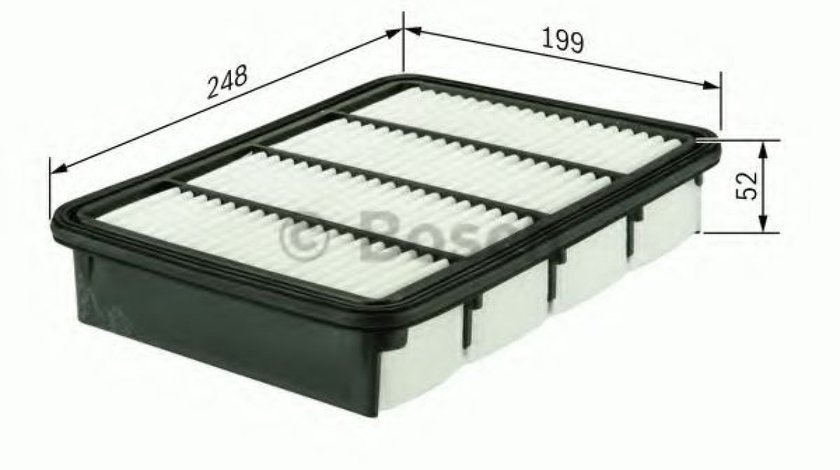 Filtru aer MAZDA 3 Limuzina (BM) (2013 - 2016) BOSCH F 026 400 165 produs NOU