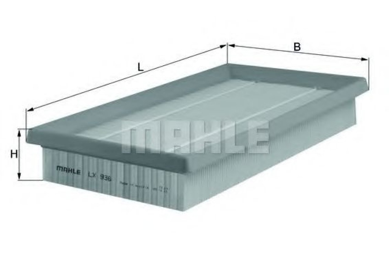 Filtru aer MAZDA 6 Hatchback (GG) (2002 - 2008) MAHLE ORIGINAL LX 936 piesa NOUA