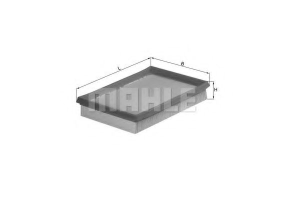 Filtru aer MAZDA DEMIO (DW) (1996 - 2003) MAHLE ORIGINAL LX 675 piesa NOUA