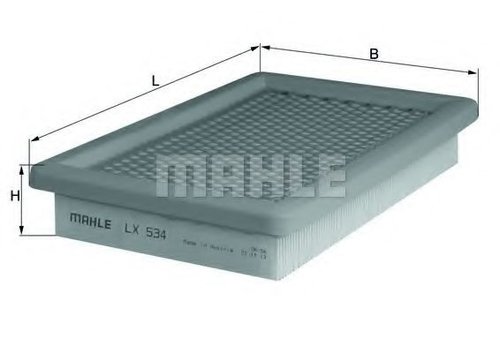 Filtru aer MAZDA PREMACY (CP) (1999 - 2005) MAHLE ORIGINAL LX 534 piesa NOUA