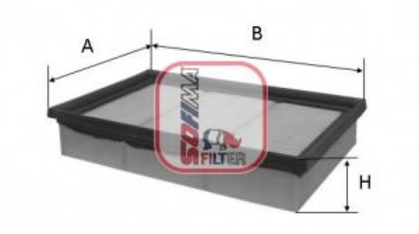 Filtru aer MERCEDES A-CLASS (W176) (2012 - 2016) SOFIMA S 3595 A piesa NOUA