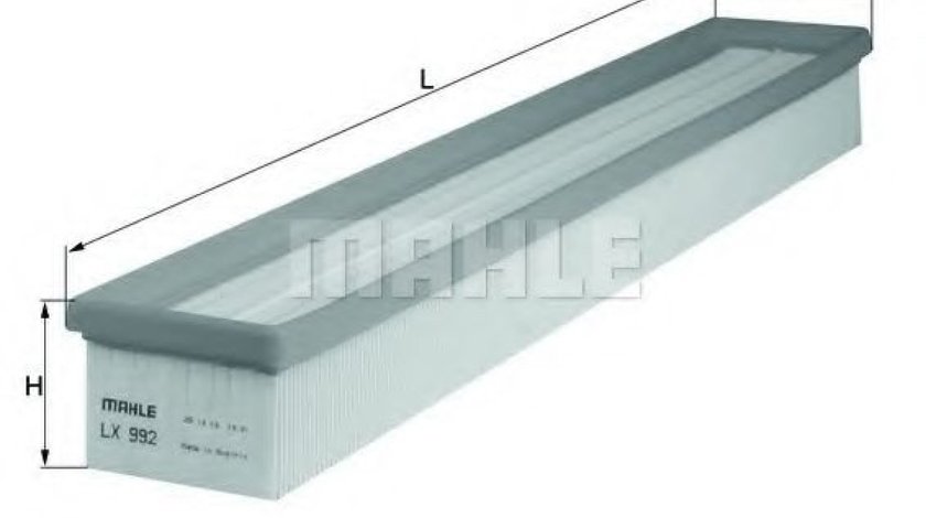 Filtru aer MERCEDES C-CLASS (W203) (2000 - 2007) MAHLE ORIGINAL LX 992 produs NOU