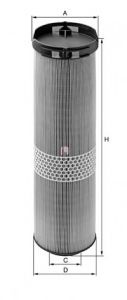 Filtru aer MERCEDES C-CLASS (W203) (2000 - 2007) SOFIMA S 7596 A piesa NOUA