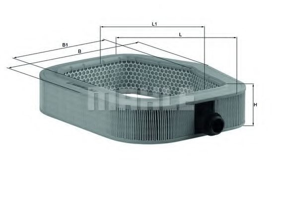 Filtru aer MERCEDES E-CLASS Combi (S124) (1993 - 1996) KNECHT LX 990 piesa NOUA
