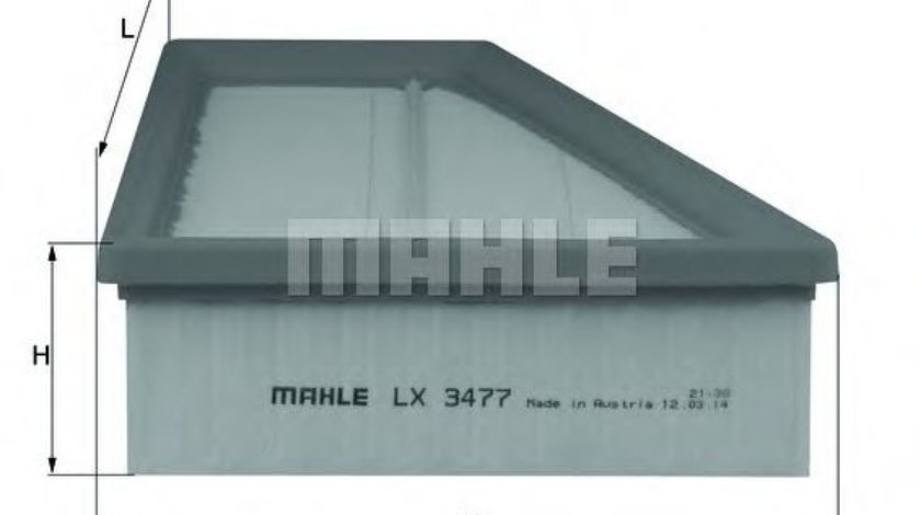 Filtru aer MERCEDES GLA-CLASS (X156) (2013 - 2016) MAHLE ORIGINAL LX 3477 piesa NOUA