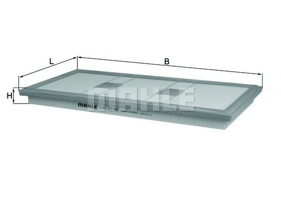 Filtru aer MERCEDES GLK-CLASS (X204) (2008 - 2016) KNECHT LX 3140 piesa NOUA