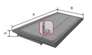 Filtru aer MERCEDES M-CLASS (W164) (2005 - 2011) SOFIMA S 3463 A piesa NOUA
