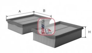 Filtru aer MERCEDES S-CLASS Cupe (C216) (2006 - 2013) SOFIMA S 3531 A piesa NOUA