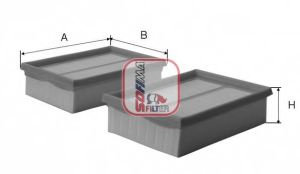 Filtru aer MERCEDES S-CLASS Cupe (C216) (2006 - 2013) SOFIMA S 3531 A piesa NOUA