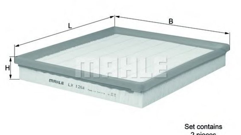 Filtru aer MERCEDES S-CLASS (W221) (2005 - 2013) KNECHT LX 1264/S piesa NOUA