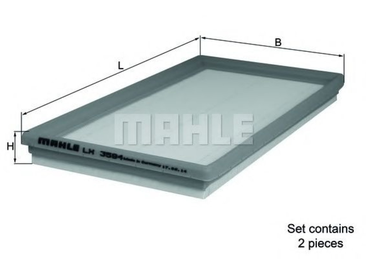 Filtru aer MERCEDES S-CLASS (W221) (2005 - 2013) KNECHT LX 3594/S piesa NOUA