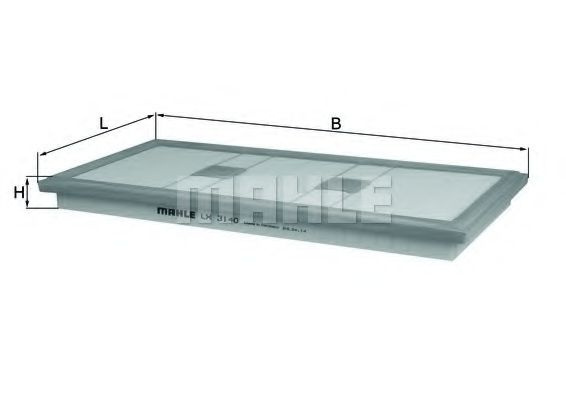 Filtru aer MERCEDES S-CLASS (W221) (2005 - 2013) MAHLE ORIGINAL LX 3140 piesa NOUA