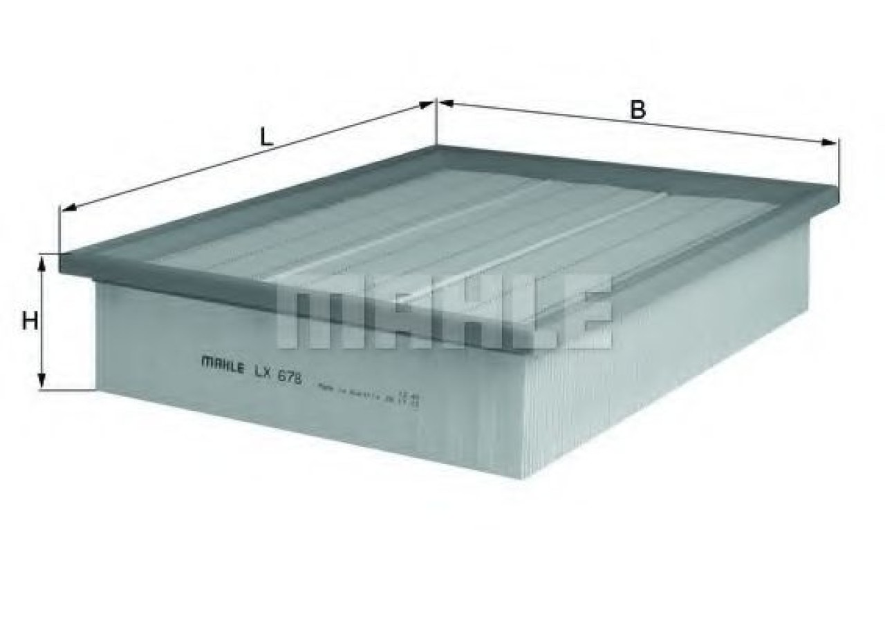 Filtru aer MERCEDES V-CLASS (638/2) (1996 - 2003) MAHLE ORIGINAL LX 678 piesa NOUA
