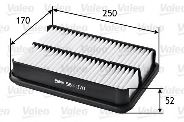 Filtru aer MITSUBISHI ASX (GA_W) (2010 - 2016) VALEO 585370 piesa NOUA
