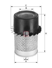 Filtru aer MITSUBISHI L 200 (K7, K6) (1996 - 2007) SOFIMA S 7282 A piesa NOUA