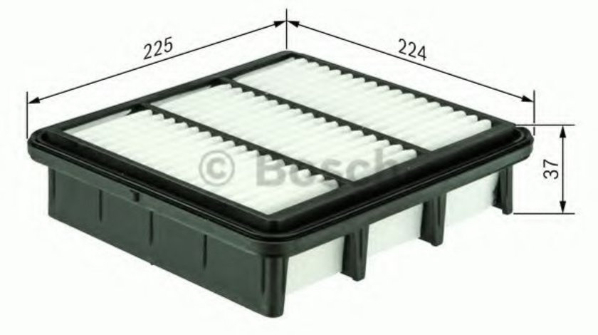 Filtru aer MITSUBISHI PAJERO II Canvas Top (V2_W, V4_W) (1990 - 2000) BOSCH 1 457 433 965 piesa NOUA