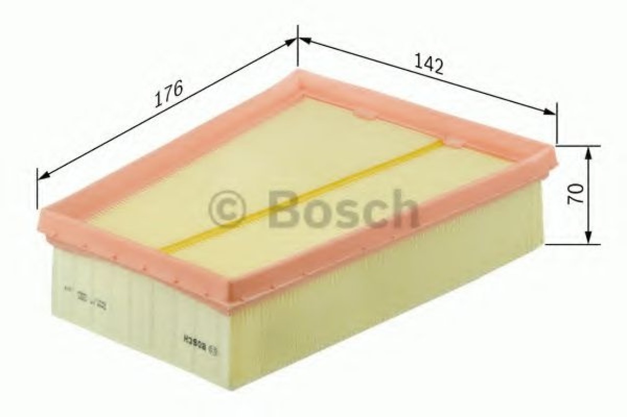 Filtru aer NISSAN PRIMASTAR bus (X83) (2001 - 2016) BOSCH 1 457 433 529 piesa NOUA