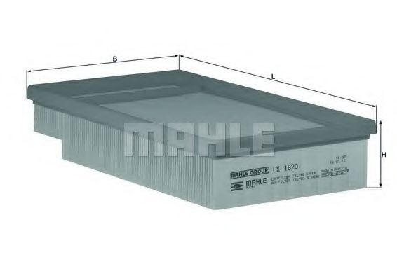 Filtru aer NISSAN PRIMERA (P12) (2002 - 2016) MAHLE ORIGINAL LX 1820 piesa NOUA