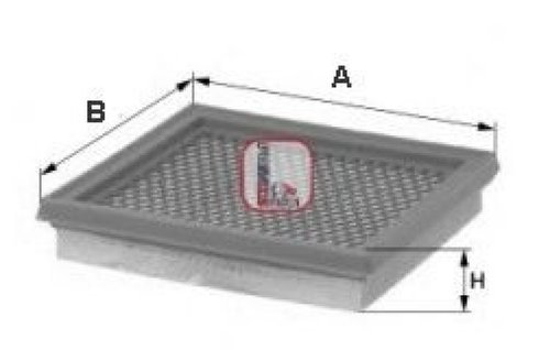 Filtru aer OPEL ASTRA G Hatchback (F48, F08) (1998 - 2009) SOFIMA S 3214 A piesa NOUA