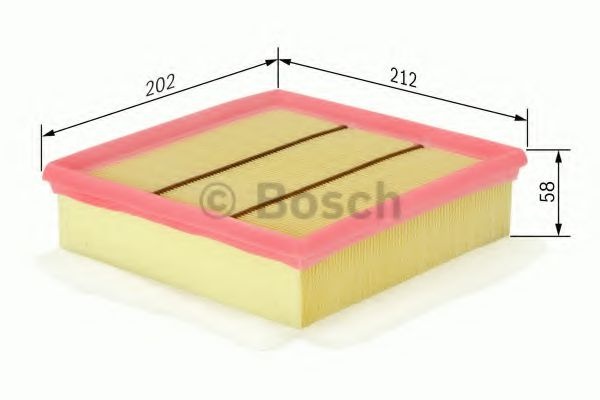 Filtru aer OPEL CORSA D (2006 - 2016) BOSCH F 026 400 049 piesa NOUA