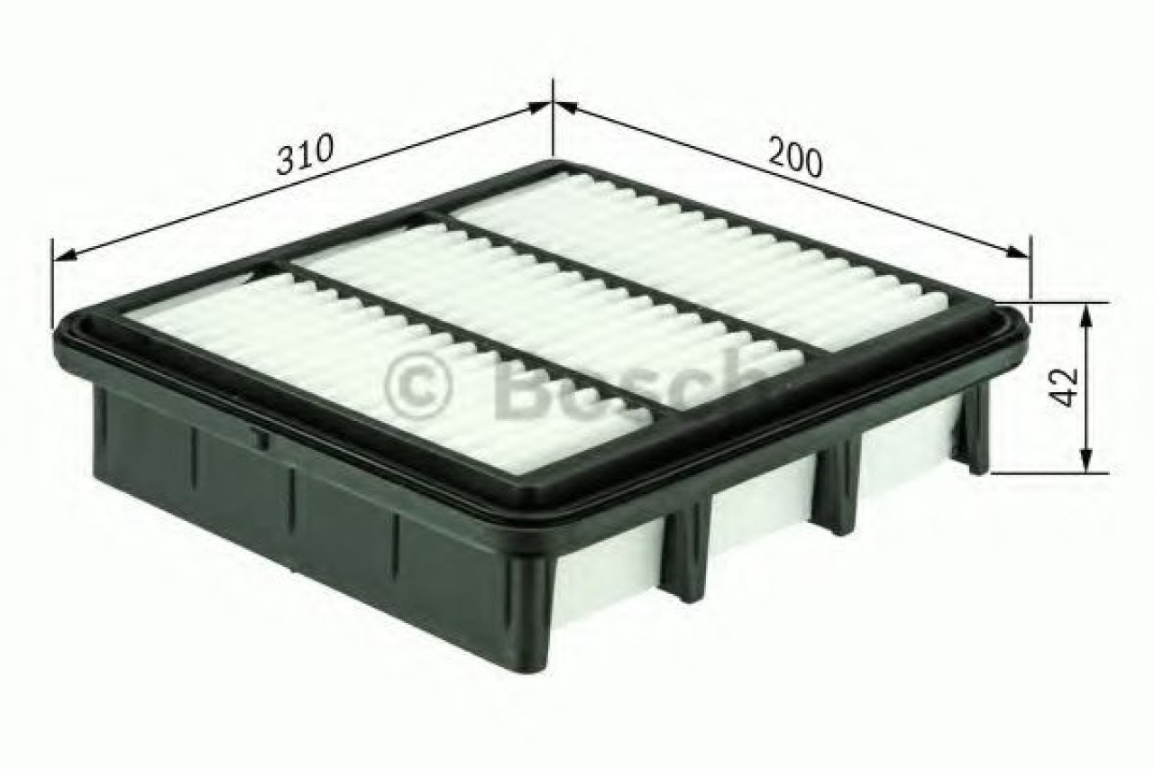 Filtru aer OPEL FRONTERA B (6B) (1998 - 2016) BOSCH 1 987 429 162 piesa NOUA