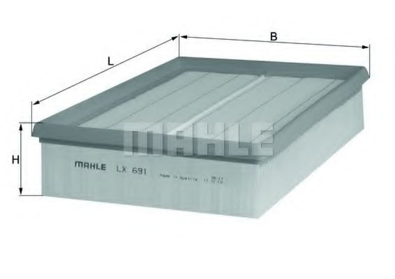 Filtru aer OPEL VECTRA B Combi (31) (1996 - 2003) MAHLE ORIGINAL LX 691 piesa NOUA