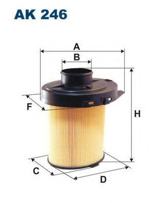 Filtru aer PEUGEOT 106 II (1) (1996 - 2016) FILTRON AK246 piesa NOUA