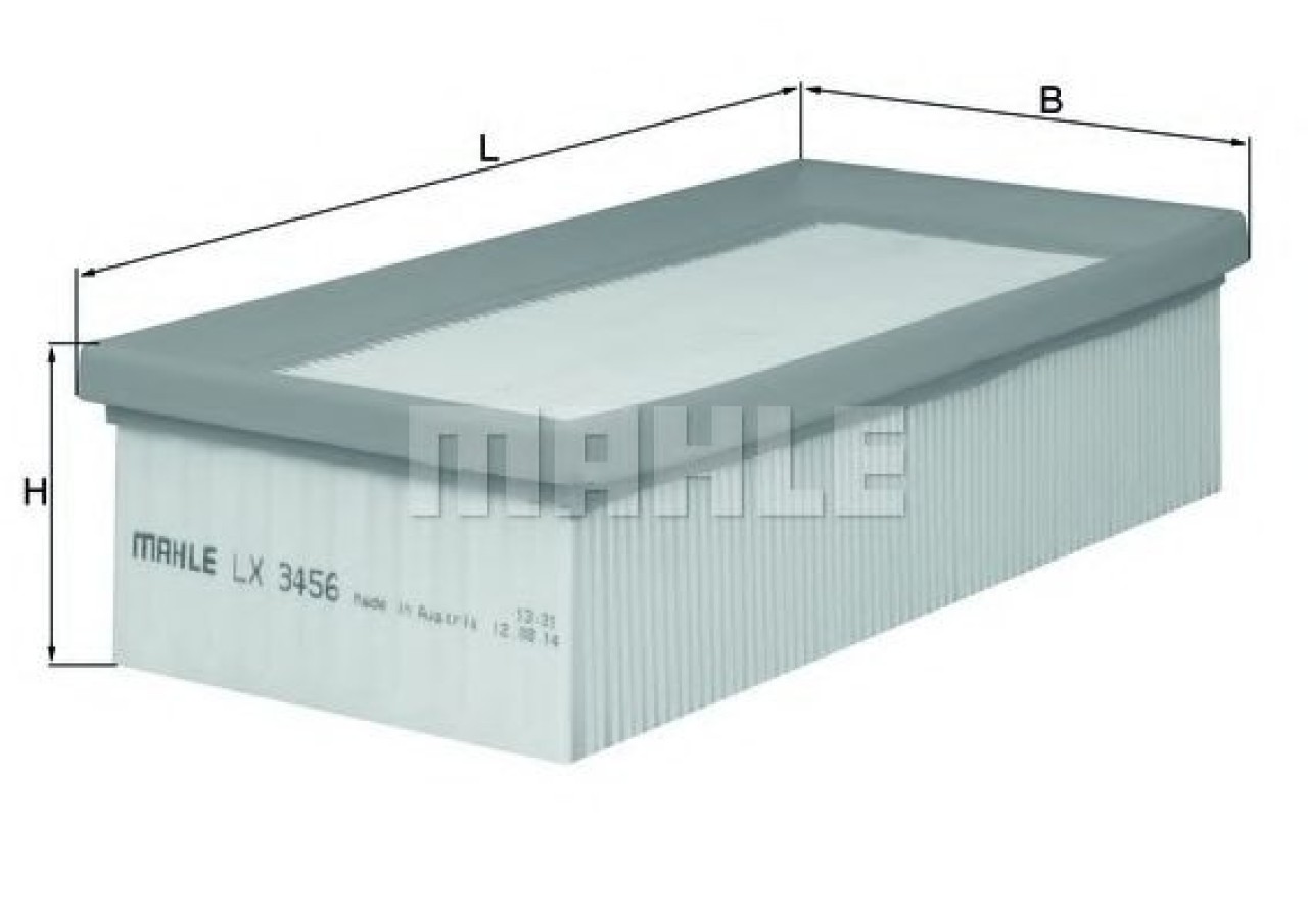 Filtru aer PEUGEOT 301 (2012 - 2016) MAHLE ORIGINAL LX 3456 piesa NOUA