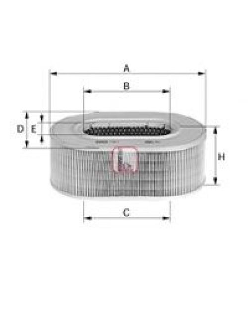 Filtru aer PEUGEOT 306 (7B, N3, N5) (1993 - 2003) SOFIMA S 7196 A piesa NOUA